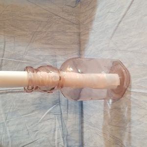 Antique Brookfield Baby Top Pink Glass Milk Jug